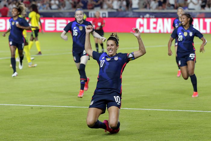 A statement goal from Carli Lloyd likely punched her ticket to the Olympics